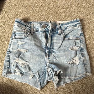 American Eagle Next Level Stretch High Rise Short Shorts (Size 2)